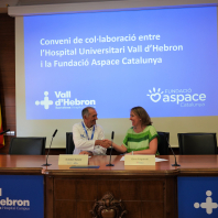 La Fundació Aspace Catalunya i l’Hospital Universitari Vall d’Hebron s’uneixen per millorar l’atenció de les persones amb malalties del neurodesenvolupament, paràlisi cerebral i pluridiscapacitat